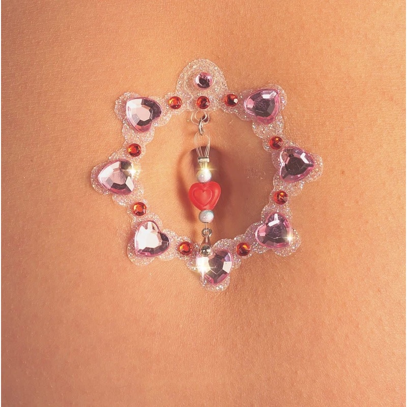 Bijoux De Ventre Coeur Rose