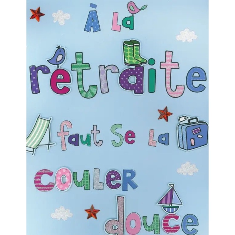 Carte de Fte -  la retraite