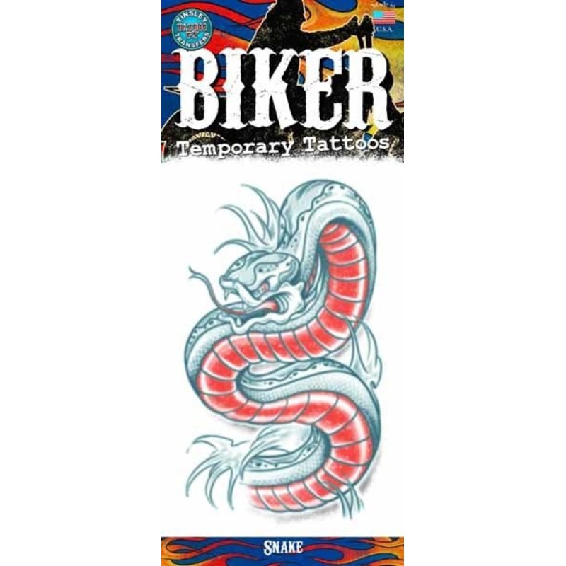 Tatouages Temporaire  - Biker Serpent