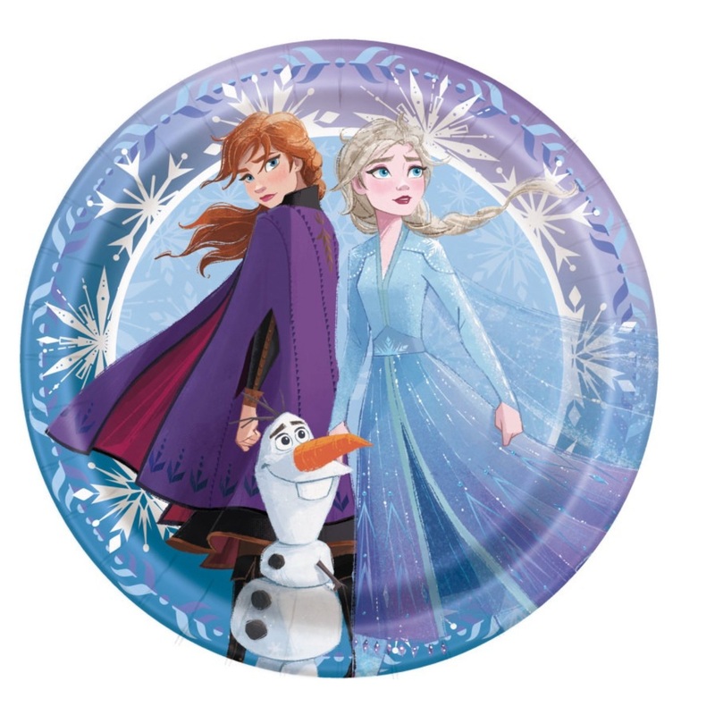 Assiettes 7Po (8) Disney La Reine Des Neiges 2