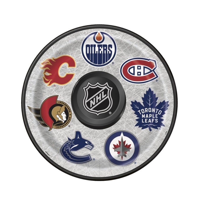 Assiettes Rondes 9Po (8) - quipe De Hockey NHL