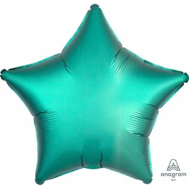 Ballon Mylar 18Po - toile Satin - Vert Jade