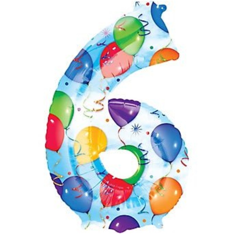 Ballon Mylar Supershape - 6 Motifs Ballons