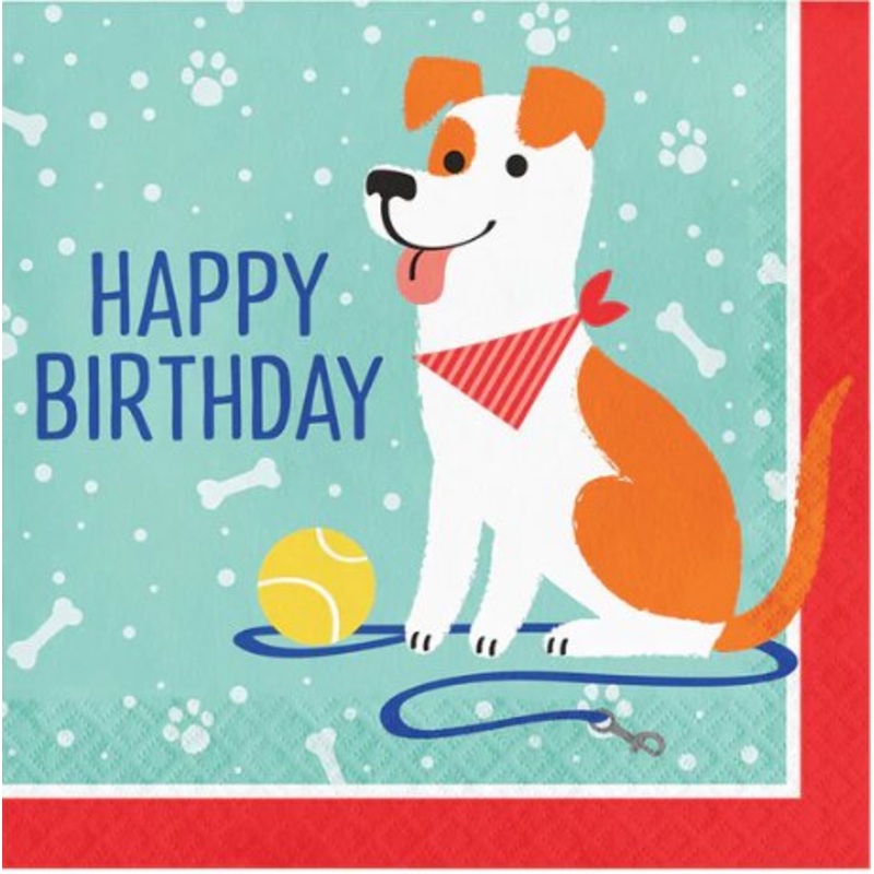 Serviettes De Table (16) - Chiens En Fetes