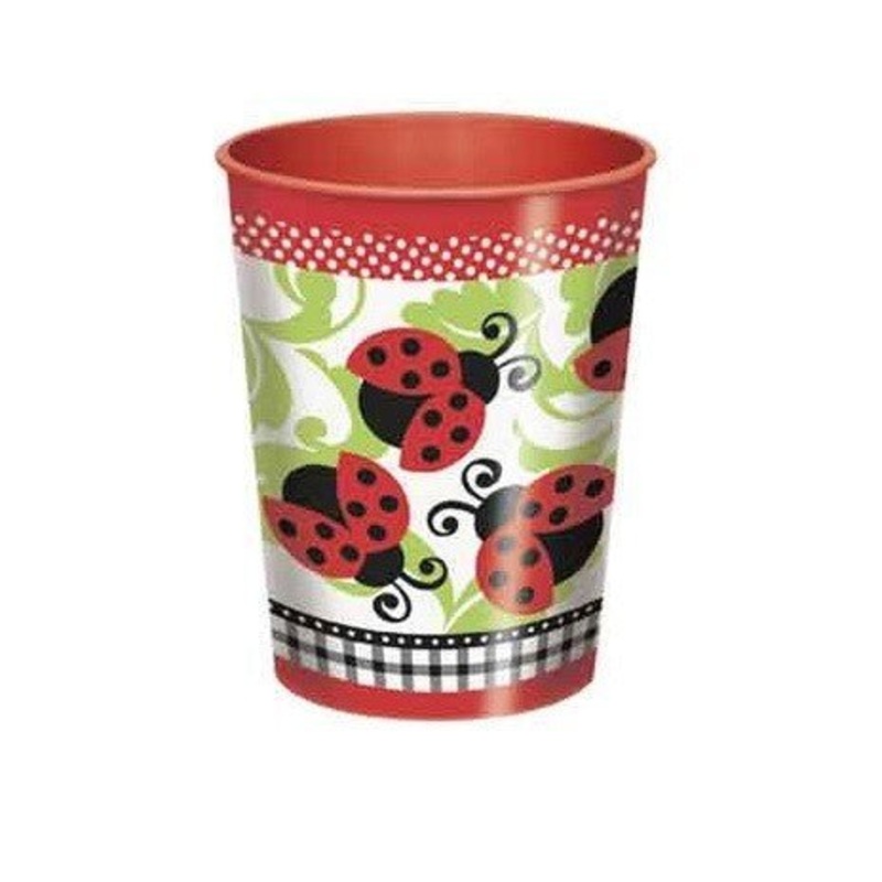 Verre De Plastique Fantaisie De Coccinelles