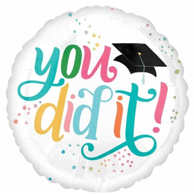 Ballon Mylar 18Po - Graduation (Pastel)