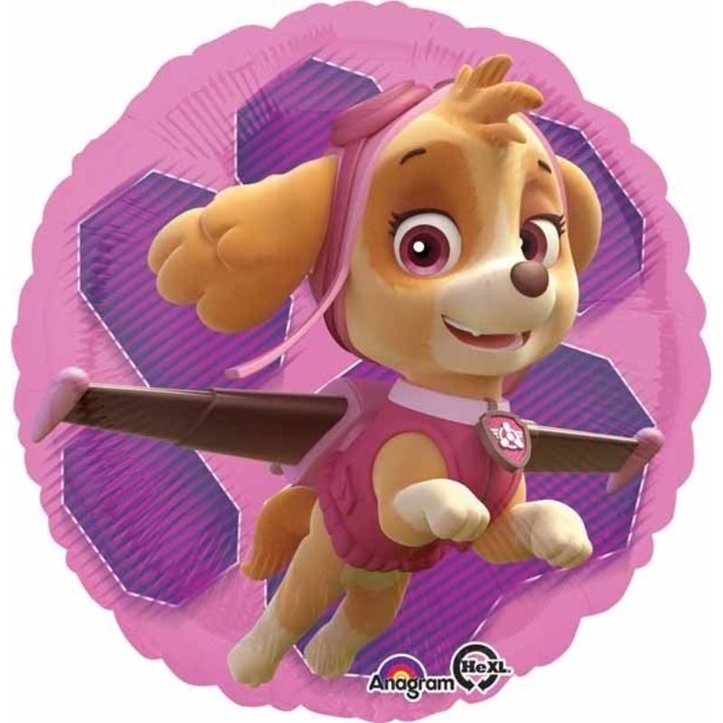 Ballon Mylar 18Po - Pat' Patrouille Fille