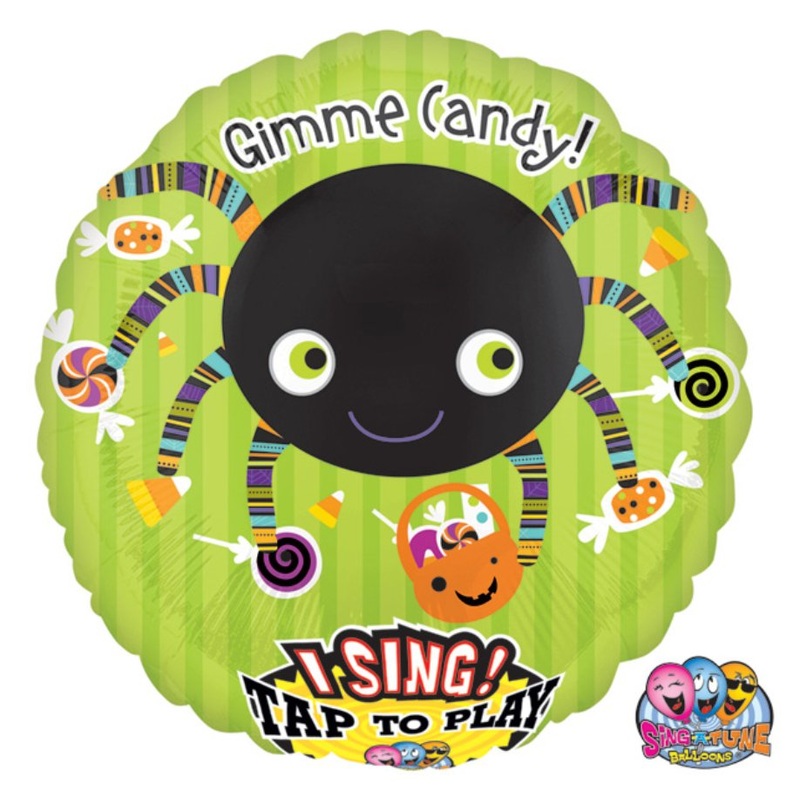 Ballon Mylar Chantant - Halloween "Gimme Candy"