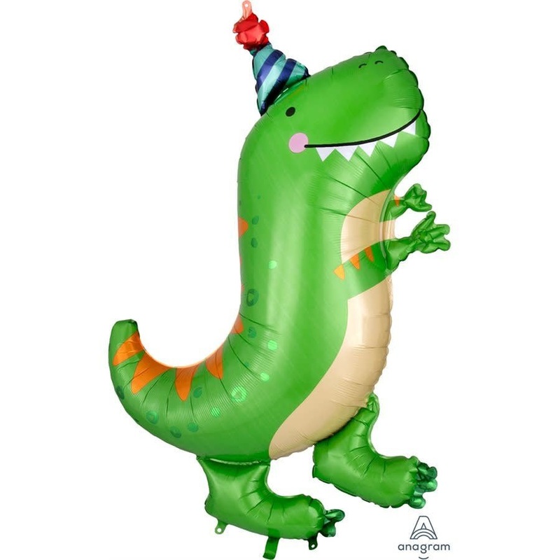 Ballon Mylar Supershape - Dino En Fte
