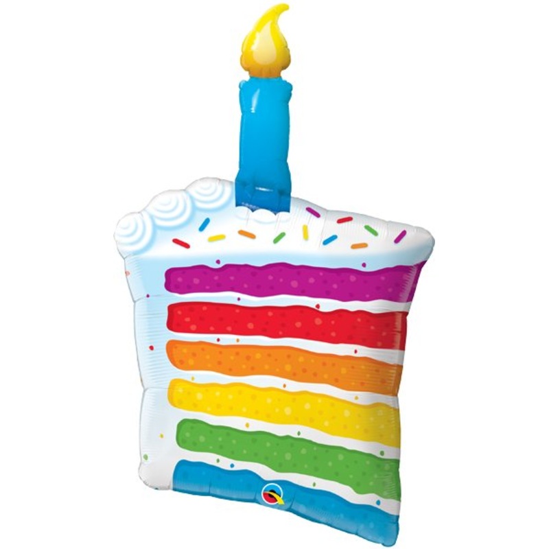 Ballon Mylar Supershape - Gteau De Fte Multicolore
