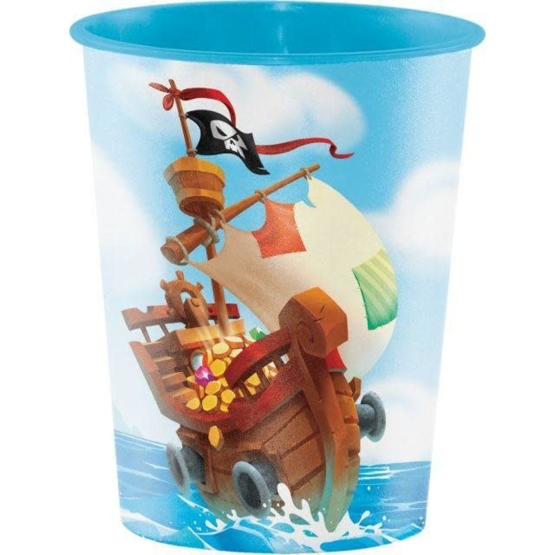 Verre De Plastique 16Oz - Trsors De Pirates