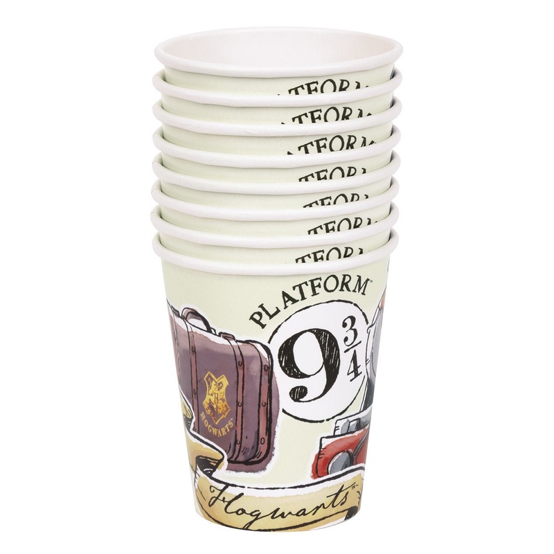 Verres En Carton 9Oz. (8) - Harry Potter