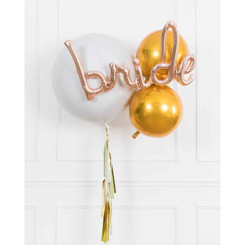 Sicilian Sips - Giant Bouquet with Bride Script + Half-Tassel
