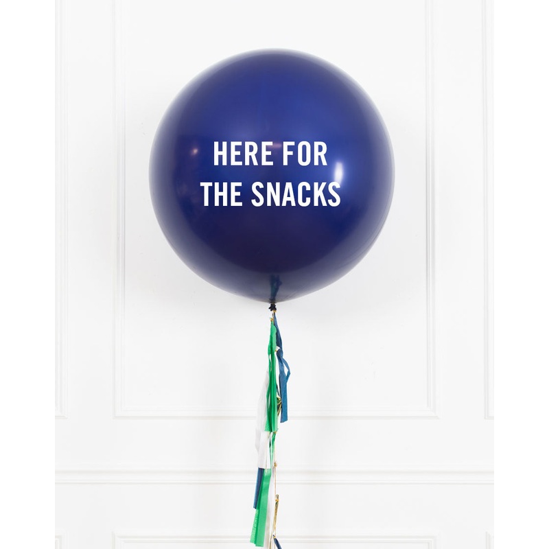 The Big Game - Here For the Snacks Giant Balloon