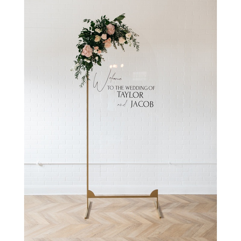 Timeless Giverny - Natalie Sign with Floral Burst