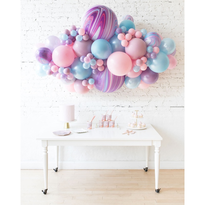 Unicorn Theme - Backdrop Balloon Garland Install Piece