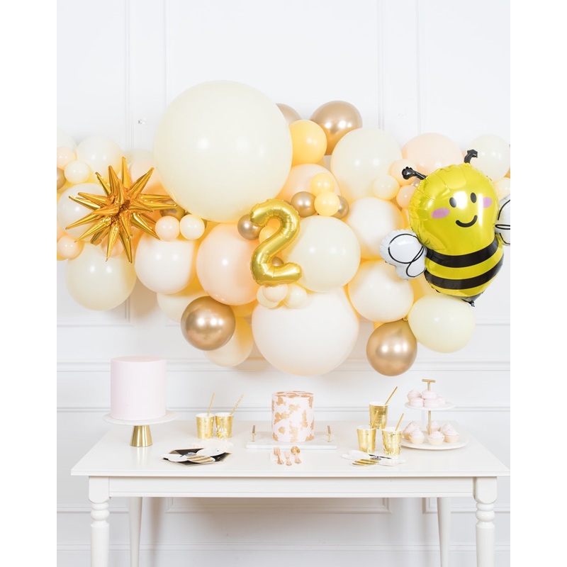 Bee Theme - Backdrop Install Piece with Foils - 6ft