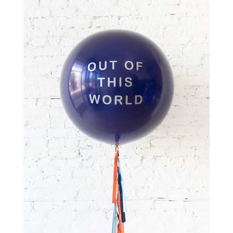 Space Theme Specialty Giant Balloon and Tassel