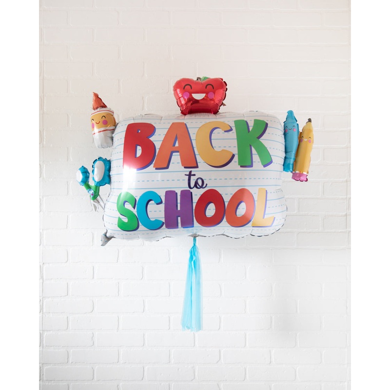 Back 2 School Theme - Back to School Foil Balloon