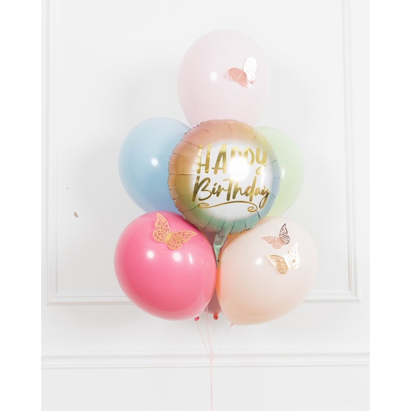 Butterfly Garden - Birthday Balloon Bouquet