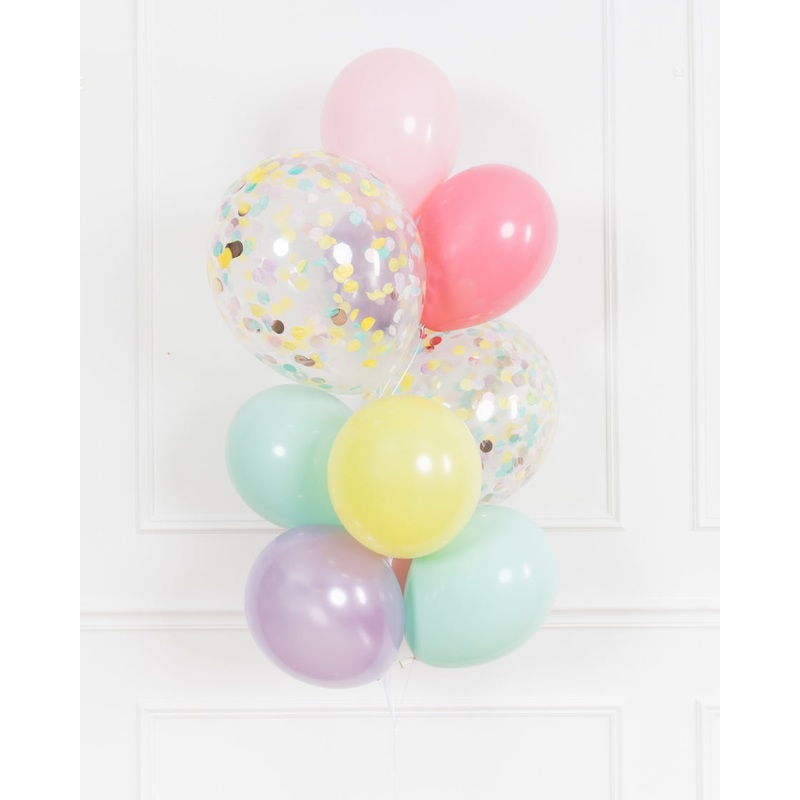 Sweet Treats Theme - Confetti and 11in Balloon Bouquet