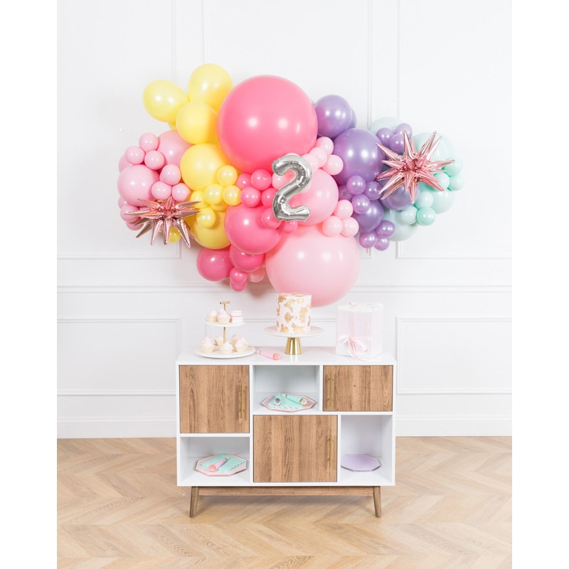 Sweet Treats Theme - Number Balloon Backdrop Install Piece