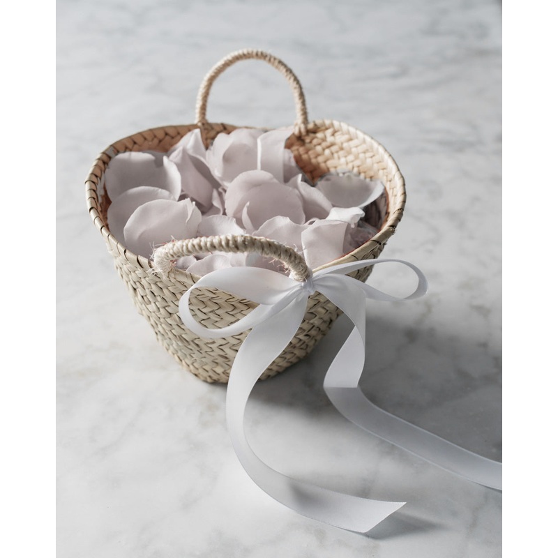 Timeless Provence - Flower Girl Basket & Petals