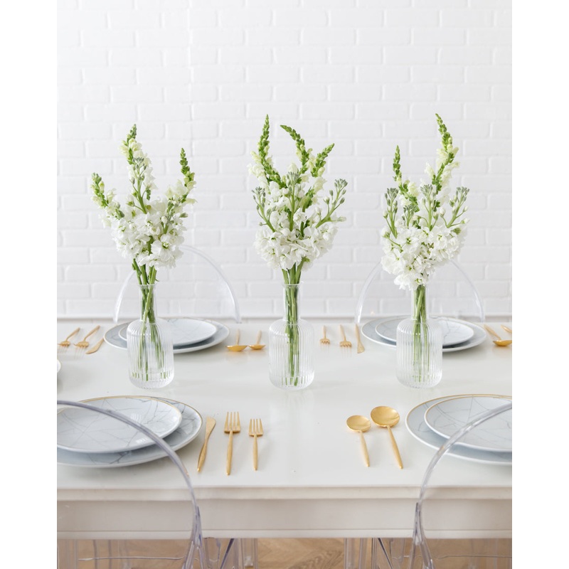 White - Floral Arrangements - Sweet Marie (set of 3)