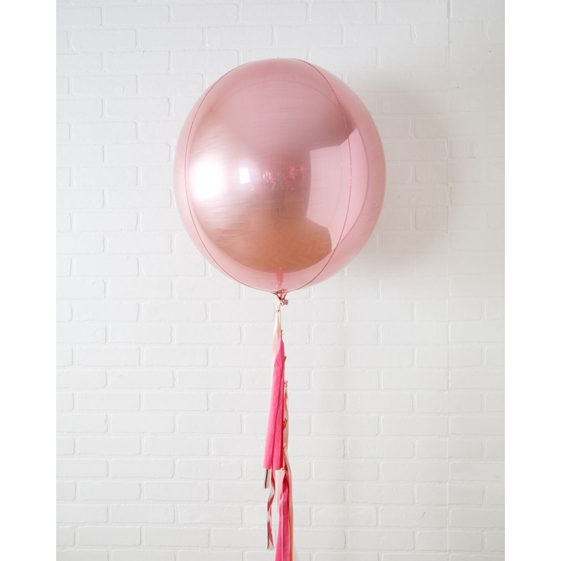 Y2K - 21in Orb Foil Balloon with Half-Tassel