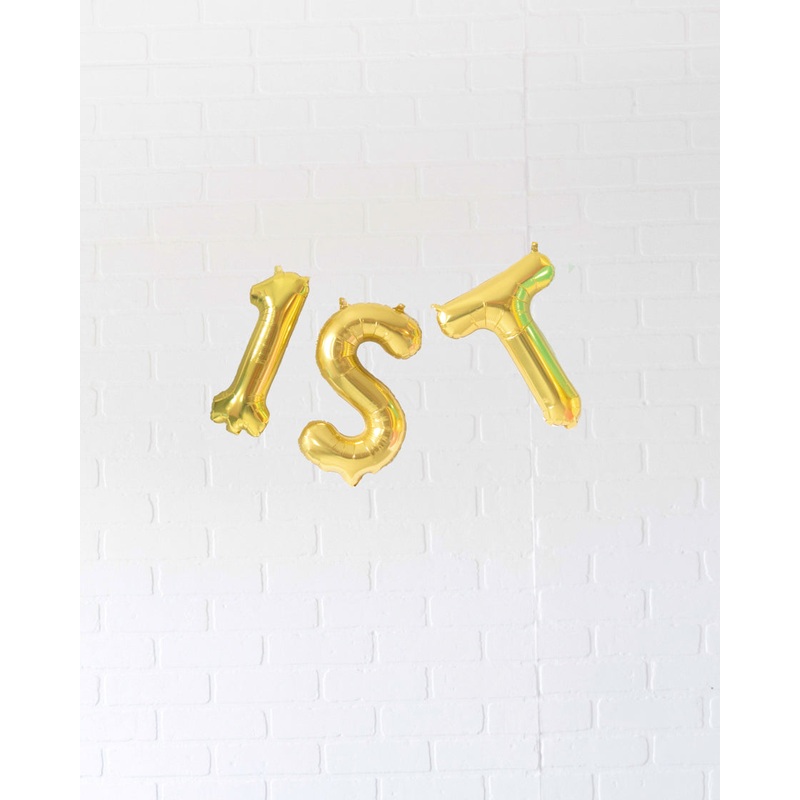 Back 2 School - Customizable Grade 16in Gold Foil Letters Set