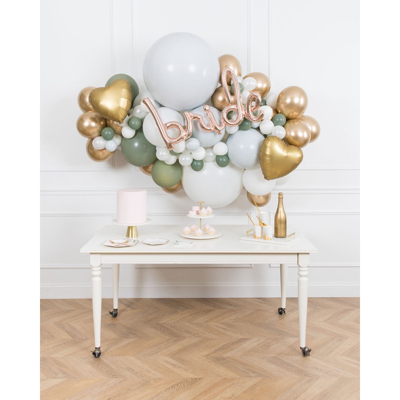 Botanical - BRIDE Balloon Backdrop Install Piece