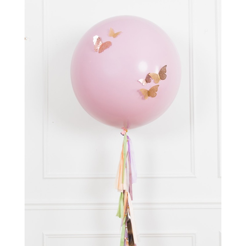 Butterfly Garden - Giant Balloon with Tassel