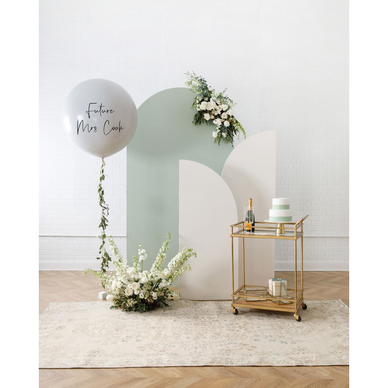 Blushing - The Margot Personalized Set with Floral