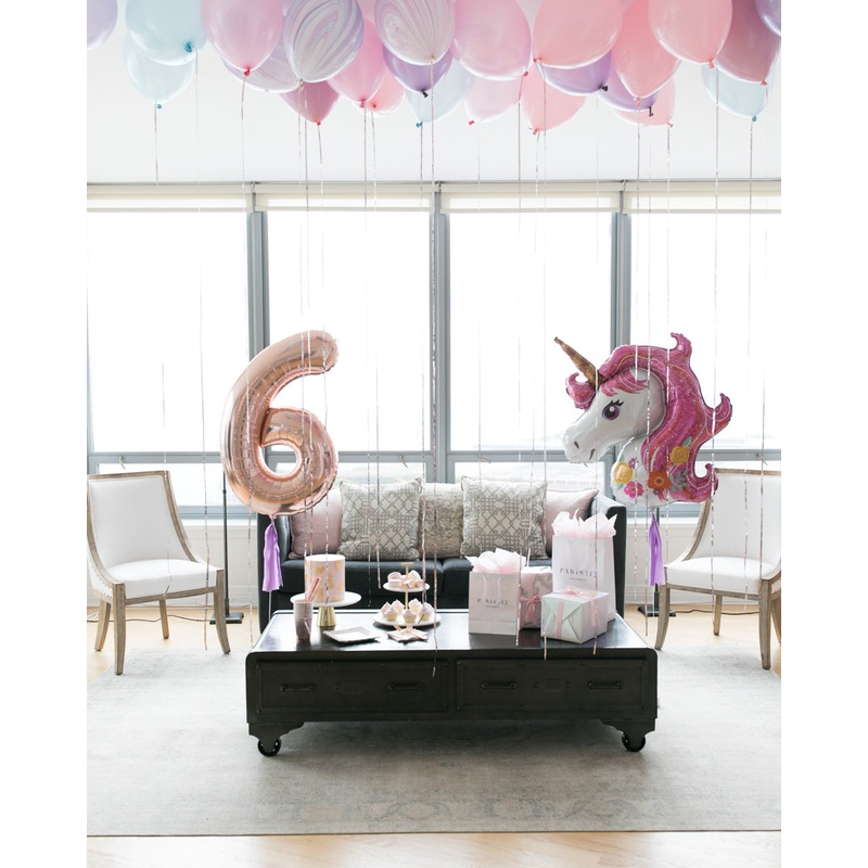 Unicorn Birthday Surprise Setup - White Glove Service Included