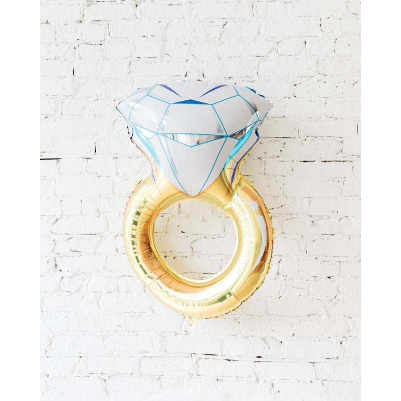 39in Diamond Ring Foil Balloon