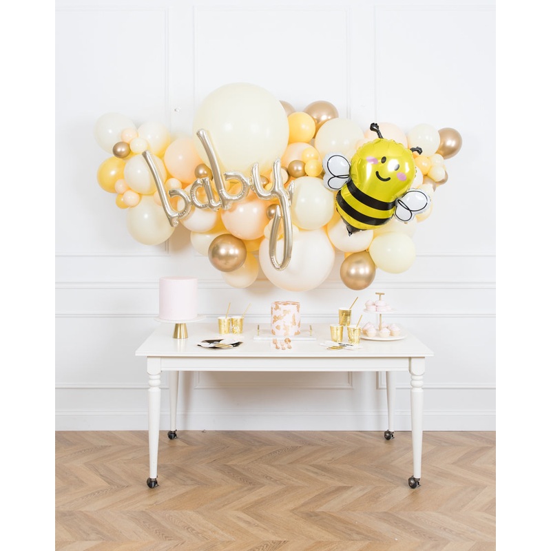 Bee Theme  - BABY Balloon Backdrop Install Piece