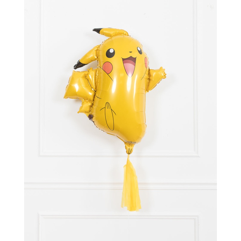 Pokemon Theme - 40in Pikachu Foil Balloon and yellow Skirt