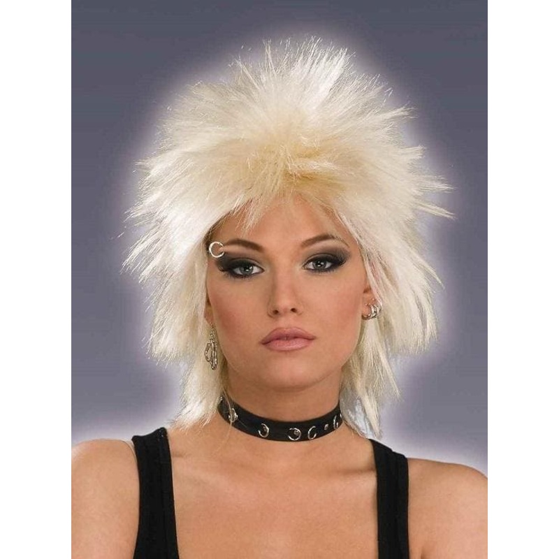 80's Rock Idol Blonde Wig