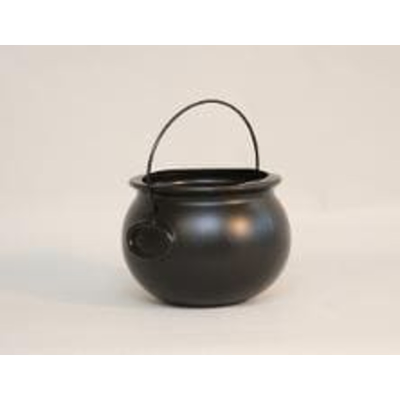 Cauldron 8in Black with Handles