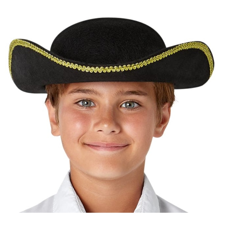 Deluxe Colonial Style Child Tri-Corner Hat