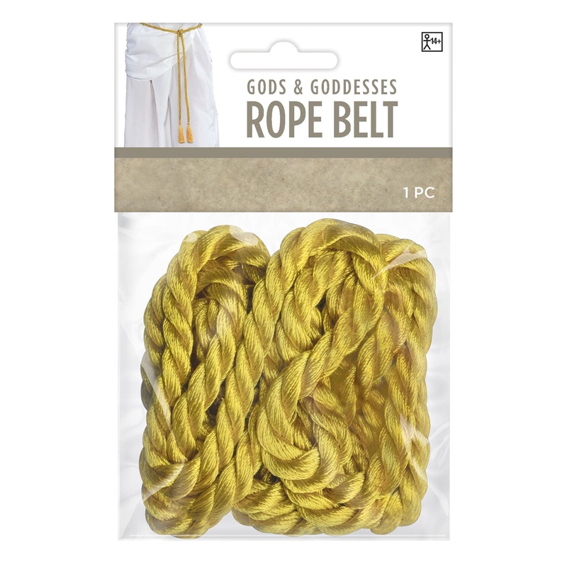 Gods and Goddesses Gold Rope Belt