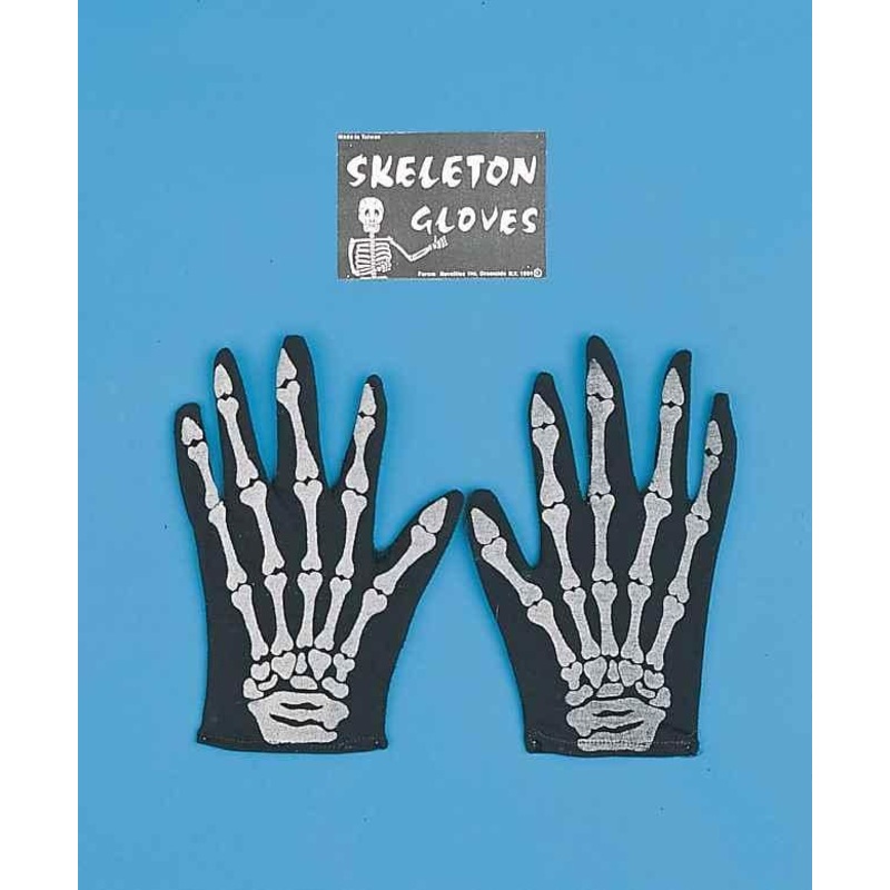 Skeleton Gloves Adult