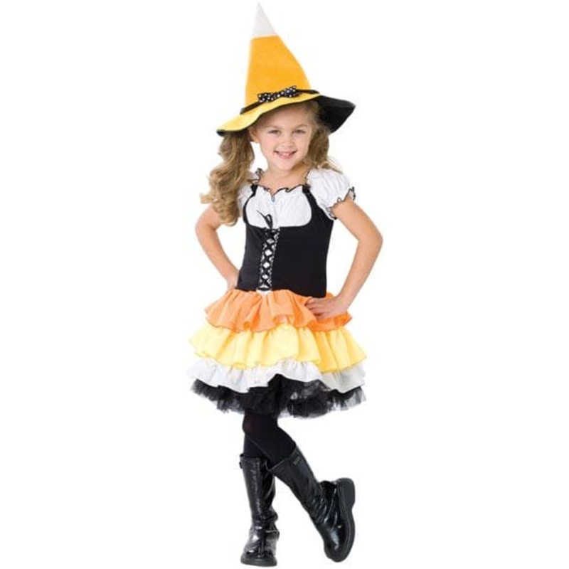 Candy Corn Witch Child Costume