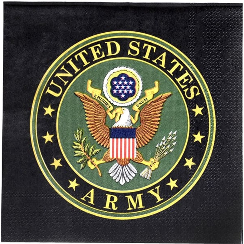 United States Army Luncheon Napkins 16ct