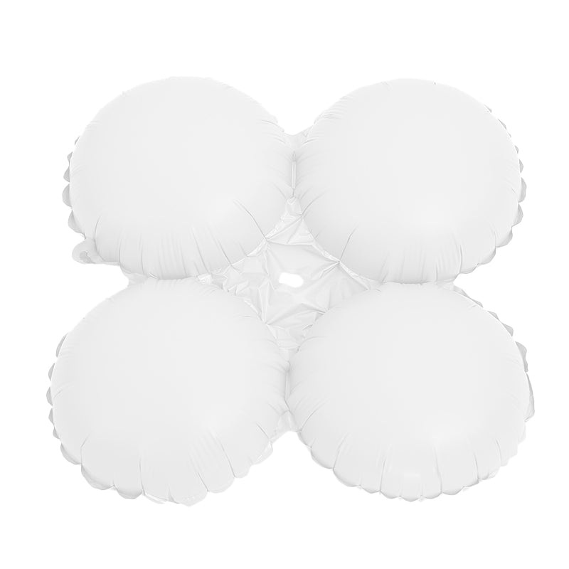 17in Quad White Balloon