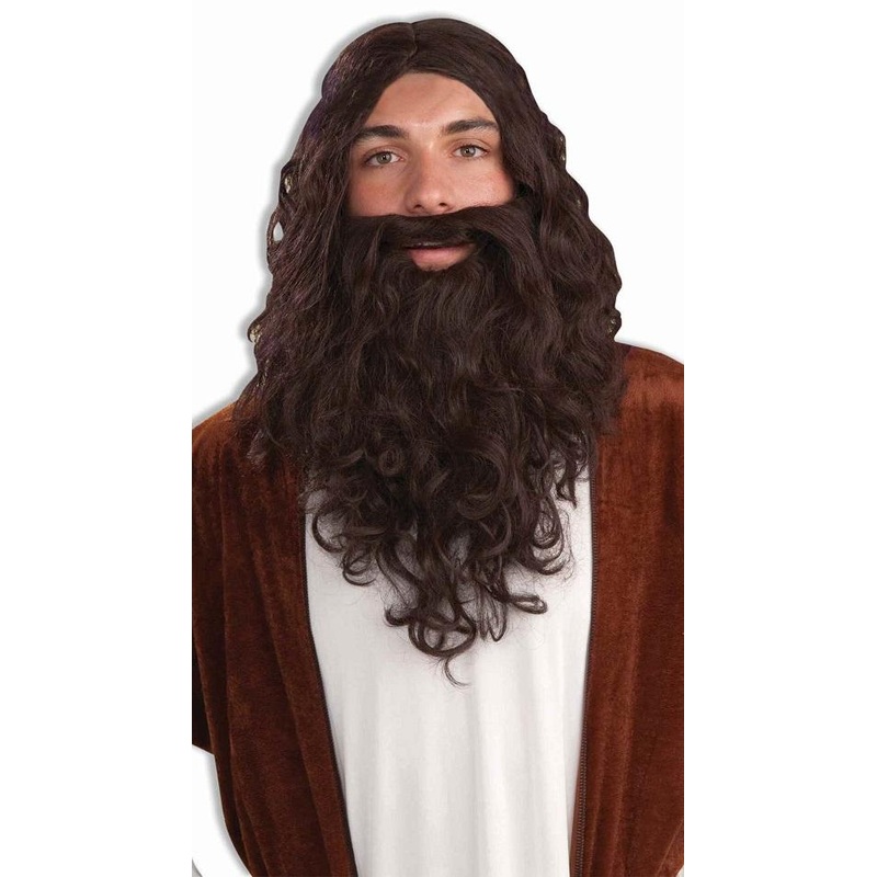 Biblical Jesus Adult Wig & Beard Set