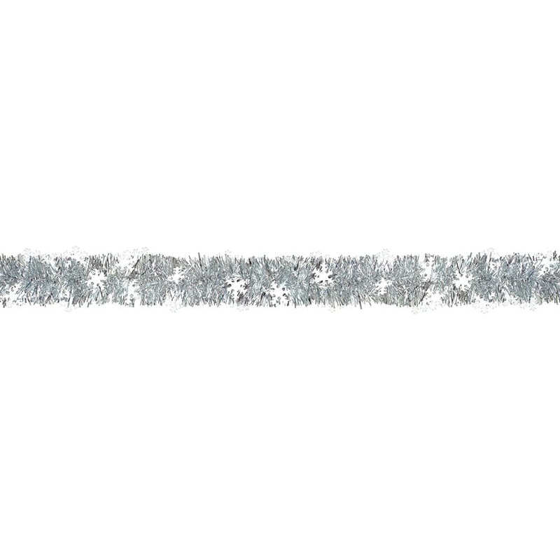 Snowflake Boa Garland 9ft