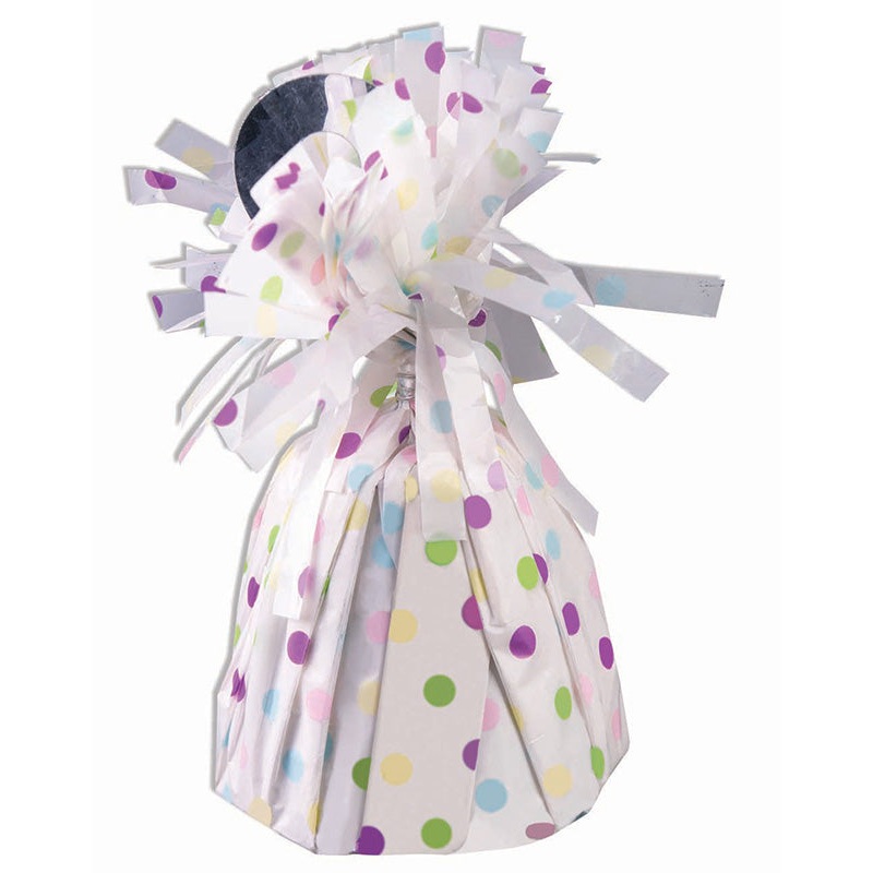 Balloon Weight Pastel Dots 6oz