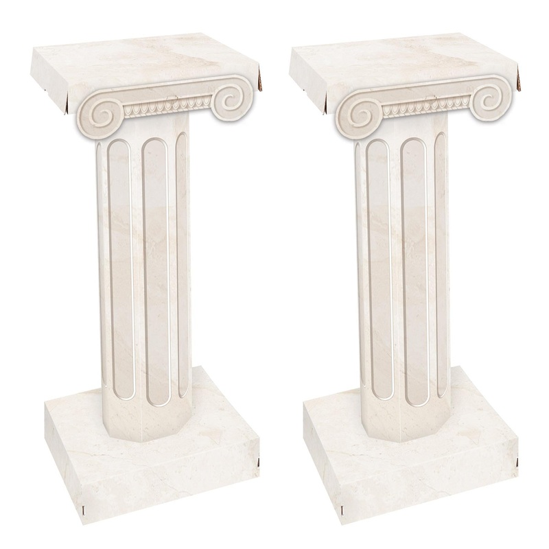 8 Piece Beistle 3-D Party Column Props