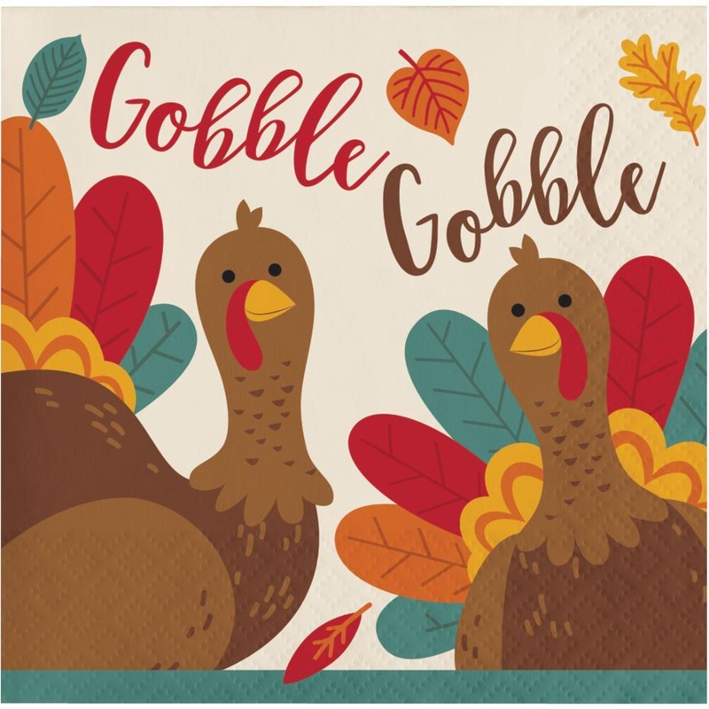Tom Turkey Beverage Napkin (16/Pkg)